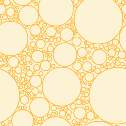 bubbles, circles, sponge, big, medium, small, 3 pixel line width, Golden Tainoi and China Ivory circles bubbles sponge soap seamless tileable