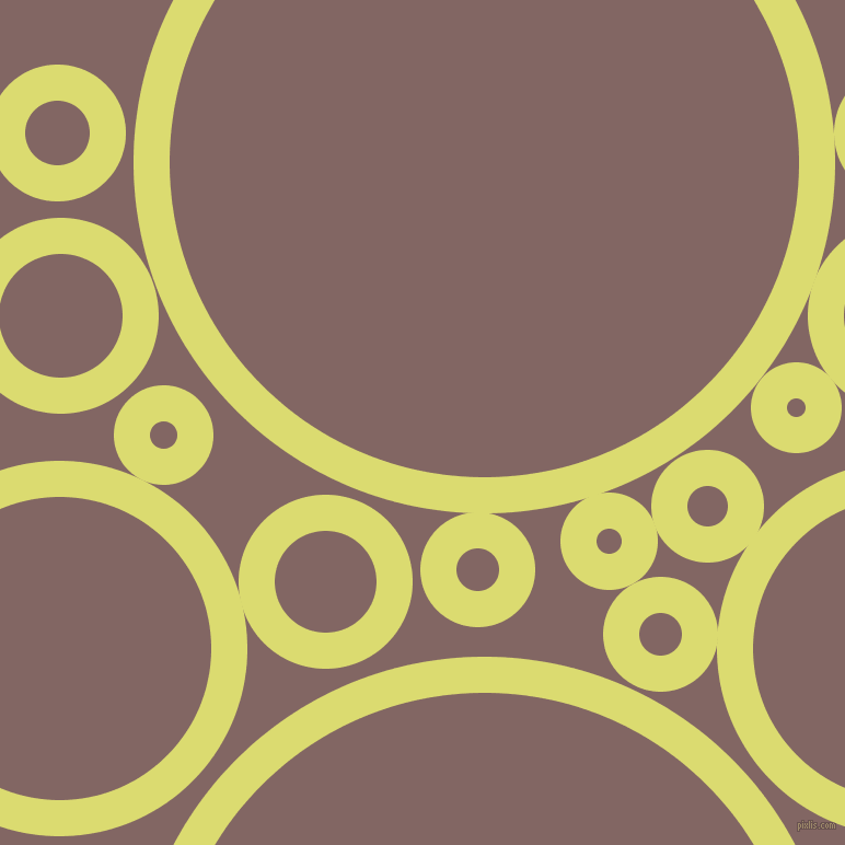 bubbles, circles, sponge, big, medium, small, 33 pixel line width, Goldenrod and Pharlap circles bubbles sponge soap seamless tileable