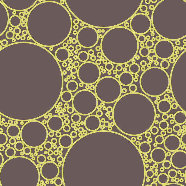 bubbles, circles, sponge, big, medium, small, 5 pixel line width, Goldenrod and Zambezi circles bubbles sponge soap seamless tileable