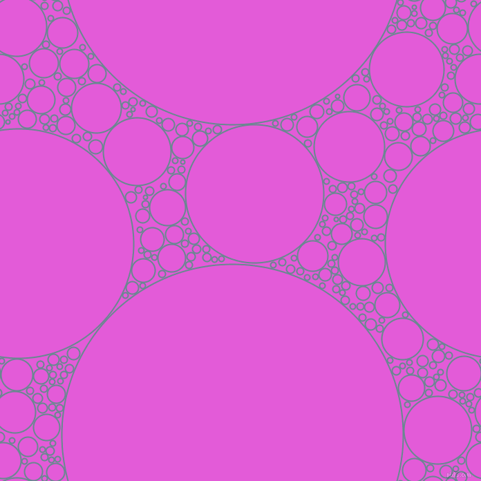 bubbles, circles, sponge, big, medium, small, 2 pixel line width, Gothic and Free Speech Magenta circles bubbles sponge soap seamless tileable