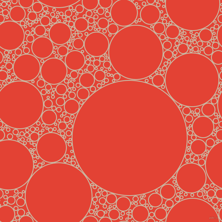 bubbles, circles, sponge, big, medium, small, 3 pixel line width, Grain Brown and Cinnabar circles bubbles sponge soap seamless tileable