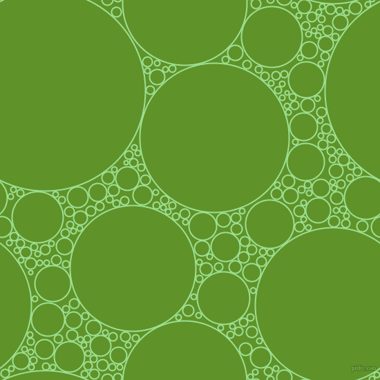 bubbles, circles, sponge, big, medium, small, 2 pixel line width, Granny Smith Apple and Vida Loca circles bubbles sponge soap seamless tileable