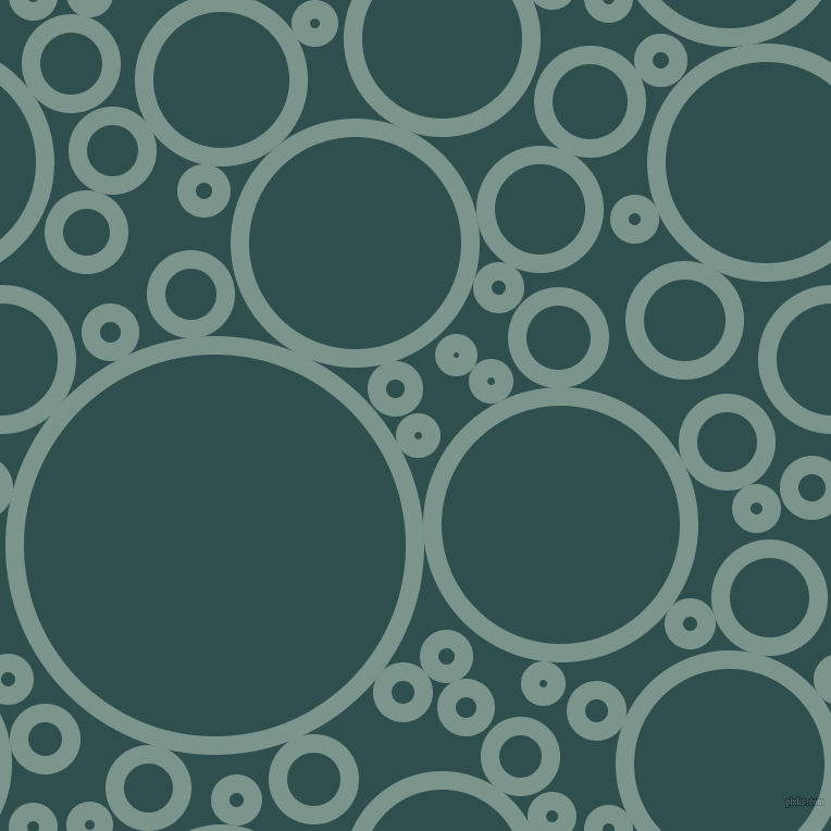 bubbles, circles, sponge, big, medium, small, 17 pixel line width, Granny Smith and Dark Slate Grey circles bubbles sponge soap seamless tileable