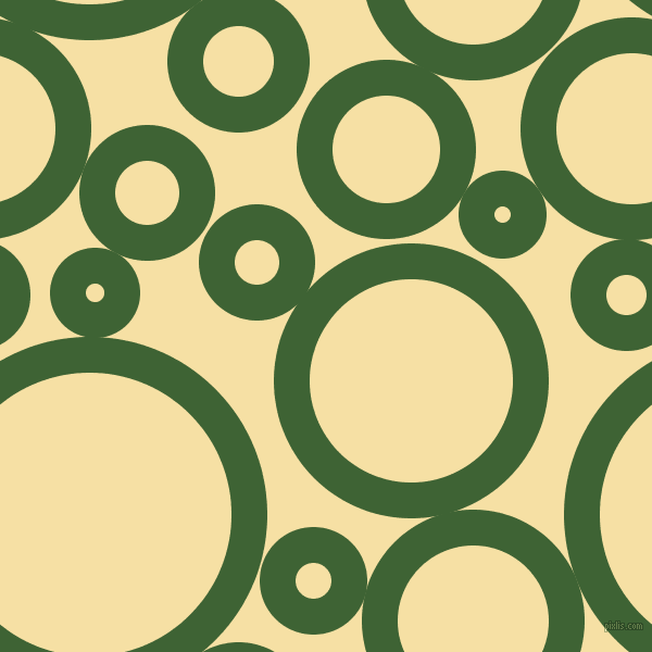 bubbles, circles, sponge, big, medium, small, 33 pixel line width, Green House and Buttermilk circles bubbles sponge soap seamless tileable