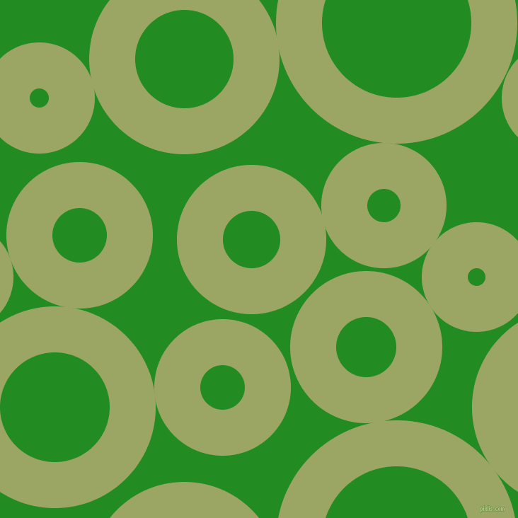 bubbles, circles, sponge, big, medium, small, 65 pixel line width, Green Smoke and Forest Green circles bubbles sponge soap seamless tileable