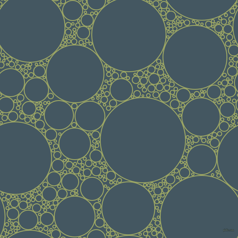bubbles, circles, sponge, big, medium, small, 3 pixel line width, Green Smoke and San Juan circles bubbles sponge soap seamless tileable