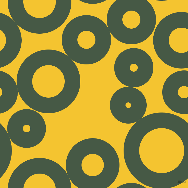 bubbles, circles, sponge, big, medium, small, 65 pixel line width, Grey-Asparagus and Saffron circles bubbles sponge soap seamless tileable