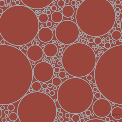 bubbles, circles, sponge, big, medium, small, 3 pixel line width, Grey Chateau and Cognac circles bubbles sponge soap seamless tileable