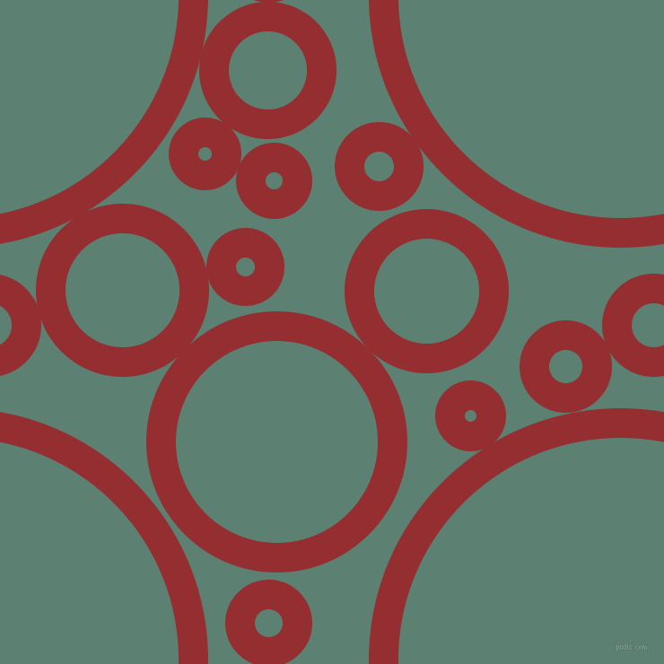 bubbles, circles, sponge, big, medium, small, 33 pixel line width, Guardsman Red and Cutty Sark circles bubbles sponge soap seamless tileable