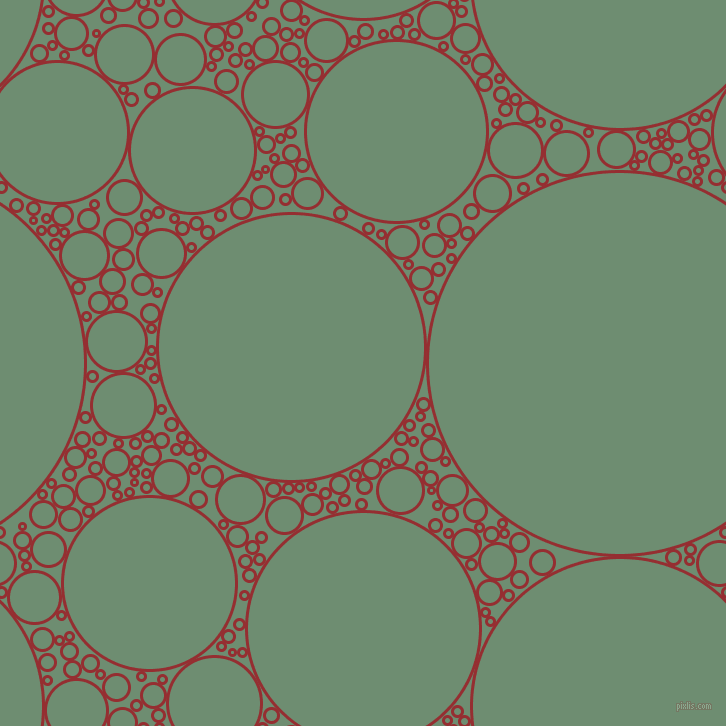 bubbles, circles, sponge, big, medium, small, 3 pixel line width, Guardsman Red and Laurel circles bubbles sponge soap seamless tileable