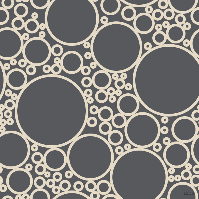 bubbles, circles, sponge, big, medium, small, 9 pixel line width, Half Spanish White and Bright Grey circles bubbles sponge soap seamless tileable