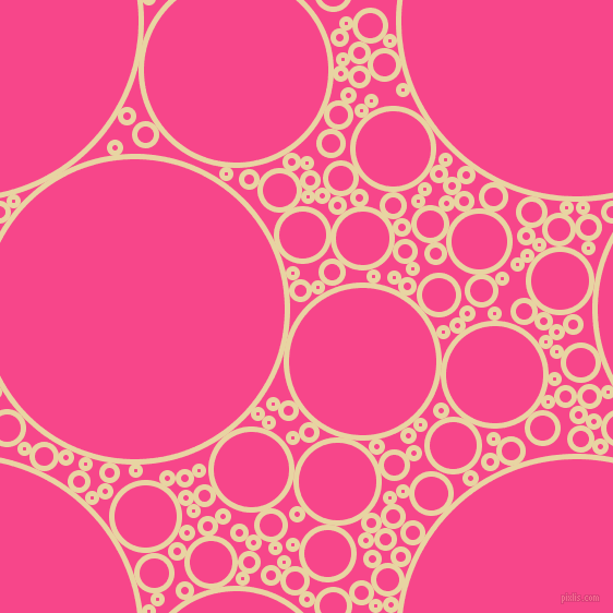 bubbles, circles, sponge, big, medium, small, 5 pixel line width, Hampton and Violet Red circles bubbles sponge soap seamless tileable
