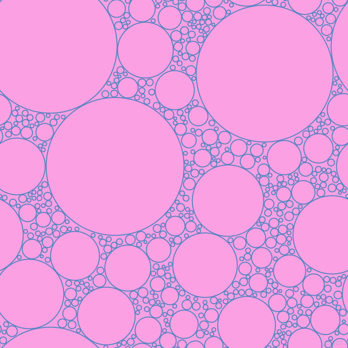 bubbles, circles, sponge, big, medium, small, 2 pixel line width, Havelock Blue and Lavender Rose circles bubbles sponge soap seamless tileable