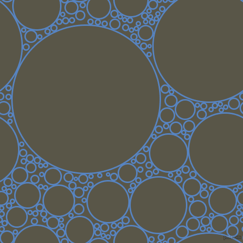 bubbles, circles, sponge, big, medium, small, 3 pixel line width, Havelock Blue and Millbrook circles bubbles sponge soap seamless tileable