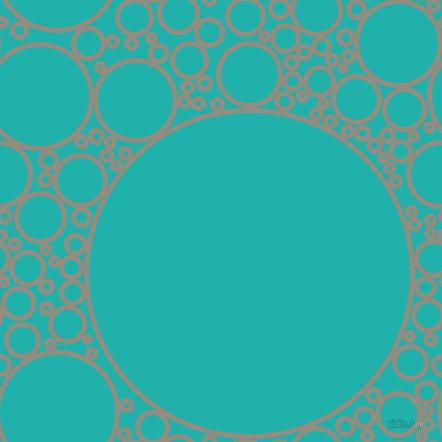 bubbles, circles, sponge, big, medium, small, 5 pixel line width, Heathered Grey and Light Sea Green circles bubbles sponge soap seamless tileable