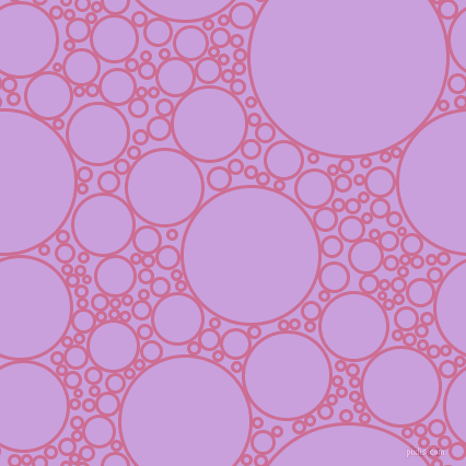 bubbles, circles, sponge, big, medium, small, 3 pixel line width, Hopbush and Wisteria circles bubbles sponge soap seamless tileable