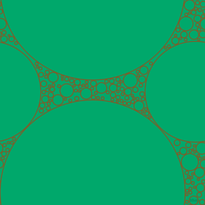 bubbles, circles, sponge, big, medium, small, 3 pixel line width, Hot Curry and Jade circles bubbles sponge soap seamless tileable