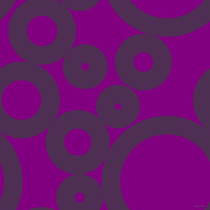 bubbles, circles, sponge, big, medium, small, 65 pixel line width, Hot Purple and Purple circles bubbles sponge soap seamless tileable