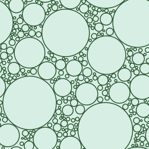 bubbles, circles, sponge, big, medium, small, 3 pixel line width, Hunter Green and White Ice circles bubbles sponge soap seamless tileable