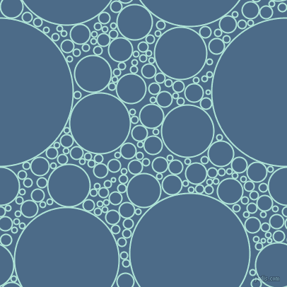 bubbles, circles, sponge, big, medium, small, 2 pixel line width, Ice Cold and Wedgewood circles bubbles sponge soap seamless tileable