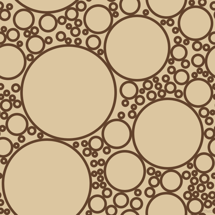 bubbles, circles, sponge, big, medium, small, 9 pixel line width, Irish Coffee and Raffia circles bubbles sponge soap seamless tileable