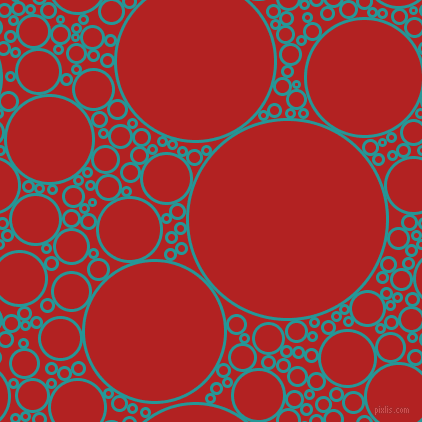bubbles, circles, sponge, big, medium, small, 3 pixel line width, Java and Fire Brick circles bubbles sponge soap seamless tileable