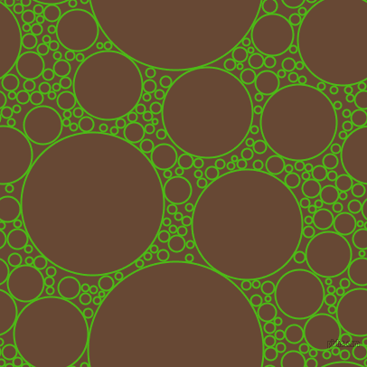 bubbles, circles, sponge, big, medium, small, 2 pixel line width, Kelly Green and Jambalaya circles bubbles sponge soap seamless tileable