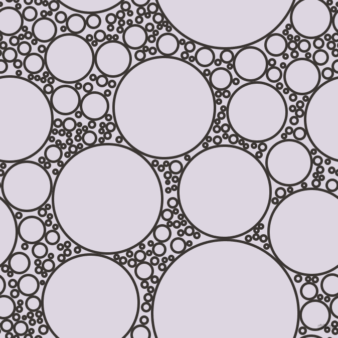 bubbles, circles, sponge, big, medium, small, 5 pixel line width, Kilamanjaro and Titan White circles bubbles sponge soap seamless tileable
