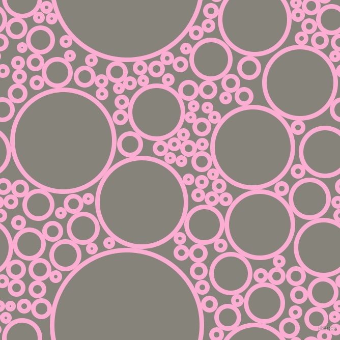 bubbles, circles, sponge, big, medium, small, 9 pixel line width, Lavender Pink and Friar Grey circles bubbles sponge soap seamless tileable