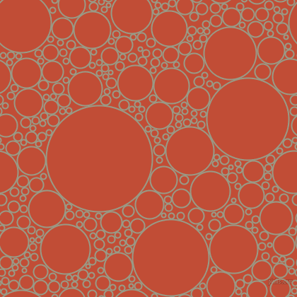 bubbles, circles, sponge, big, medium, small, 2 pixel line width, Lemon Grass and Grenadier circles bubbles sponge soap seamless tileable