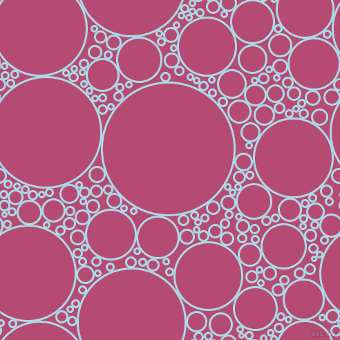 bubbles, circles, sponge, big, medium, small, 3 pixel line width, Light Blue and Royal Heath circles bubbles sponge soap seamless tileable