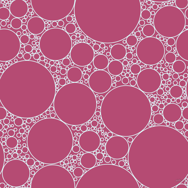 bubbles, circles, sponge, big, medium, small, 2 pixel line width, Light Cyan and Royal Heath circles bubbles sponge soap seamless tileable