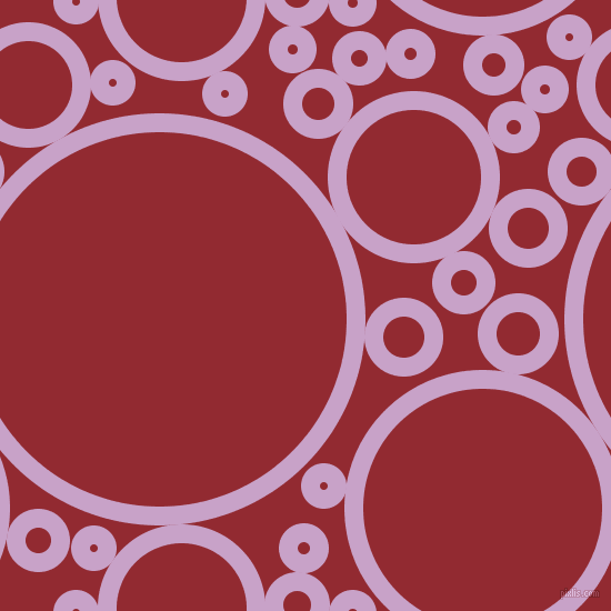 bubbles, circles, sponge, big, medium, small, 17 pixel line width, Lilac and Bright Red circles bubbles sponge soap seamless tileable