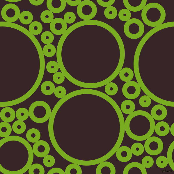 bubbles, circles, sponge, big, medium, small, 17 pixel line width, Lima and Aubergine circles bubbles sponge soap seamless tileable