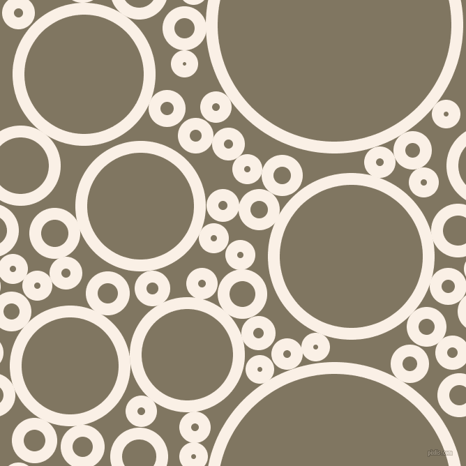 bubbles, circles, sponge, big, medium, small, 17 pixel line width, Linen and Stonewall circles bubbles sponge soap seamless tileable