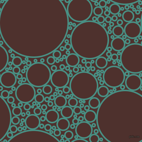 bubbles, circles, sponge, big, medium, small, 5 pixel line width, Lochinvar and Espresso circles bubbles sponge soap seamless tileable