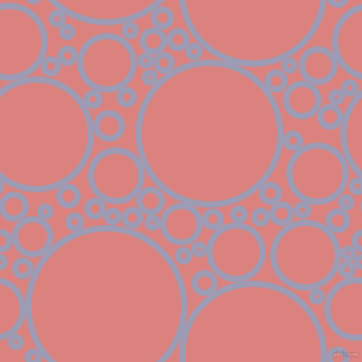 bubbles, circles, sponge, big, medium, small, 9 pixel line width, Logan and Sea Pink circles bubbles sponge soap seamless tileable