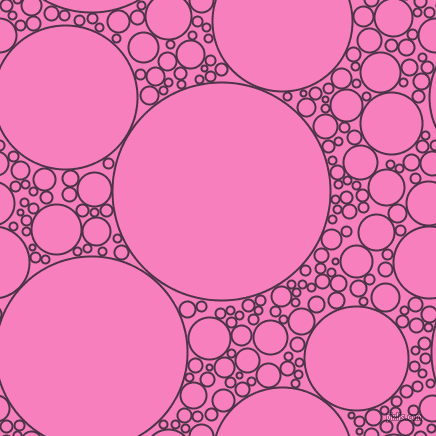 bubbles, circles, sponge, big, medium, small, 2 pixel line width, Loulou and Persian Pink circles bubbles sponge soap seamless tileable