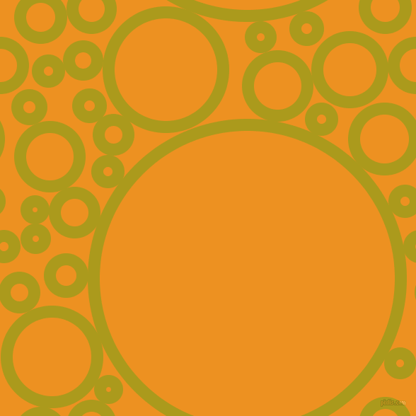 bubbles, circles, sponge, big, medium, small, 17 pixel line width, Lucky and Carrot Orange circles bubbles sponge soap seamless tileable