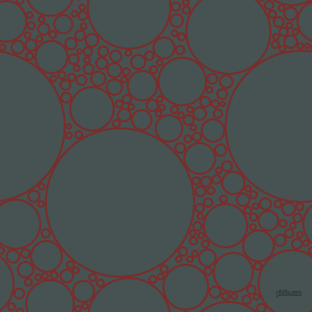 bubbles, circles, sponge, big, medium, small, 3 pixel line width, Lusty and Dark Slate circles bubbles sponge soap seamless tileable