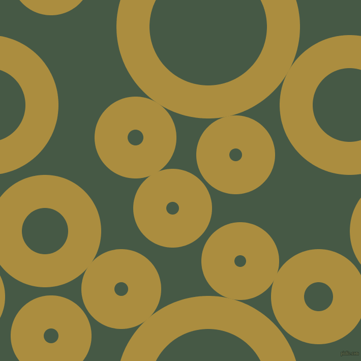 bubbles, circles, sponge, big, medium, small, 65 pixel line width, Luxor Gold and Grey-Asparagus circles bubbles sponge soap seamless tileable