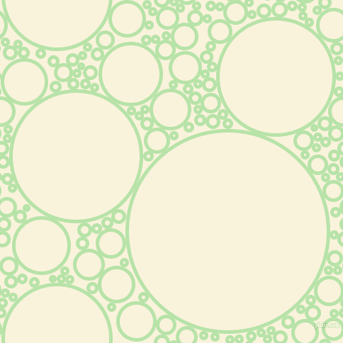 bubbles, circles, sponge, big, medium, small, 5 pixel line width, Madang and Off Yellow circles bubbles sponge soap seamless tileable