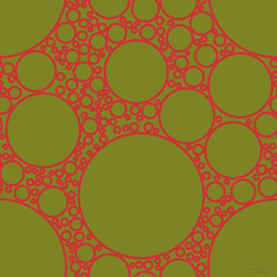 bubbles, circles, sponge, big, medium, small, 5 pixel line width, Mahogany and Trendy Green circles bubbles sponge soap seamless tileable