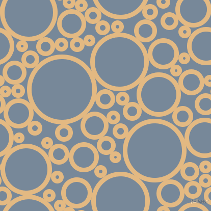bubbles, circles, sponge, big, medium, small, 9 pixel line width, Maize and Light Slate Grey circles bubbles sponge soap seamless tileable