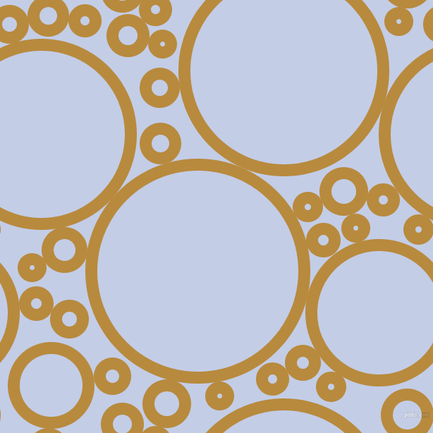 bubbles, circles, sponge, big, medium, small, 17 pixel line width, Marigold and Periwinkle circles bubbles sponge soap seamless tileable