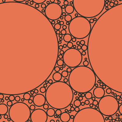 bubbles, circles, sponge, big, medium, small, 3 pixel line width, Marshland and Burnt Sienna circles bubbles sponge soap seamless tileable