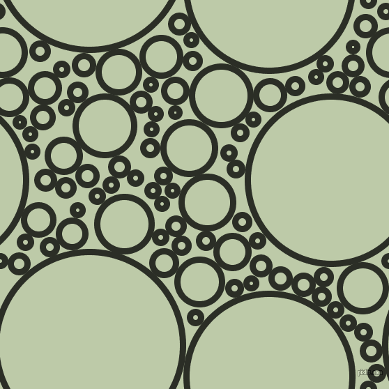 bubbles, circles, sponge, big, medium, small, 9 pixel line width, Marshland and Pale Leaf circles bubbles sponge soap seamless tileable