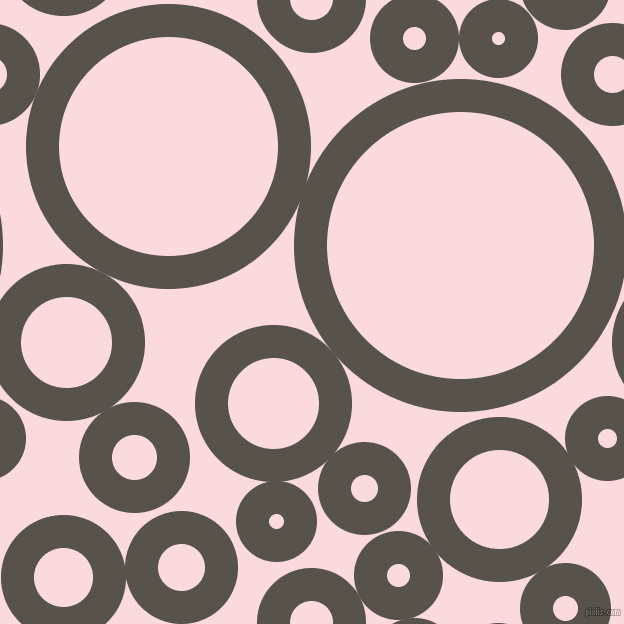 bubbles, circles, sponge, big, medium, small, 33 pixel line width, Masala and Pale Pink circles bubbles sponge soap seamless tileable