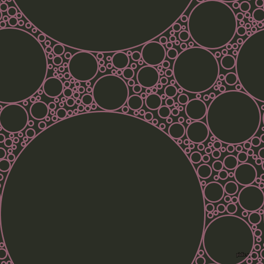 bubbles, circles, sponge, big, medium, small, 3 pixel line width, Mauve Taupe and Rangoon Green circles bubbles sponge soap seamless tileable