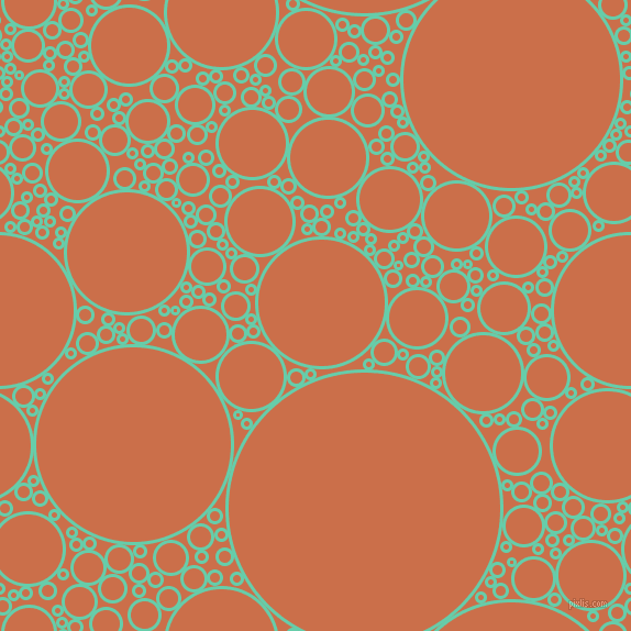 bubbles, circles, sponge, big, medium, small, 3 pixel line width, Medium Aquamarine and Red Damask circles bubbles sponge soap seamless tileable